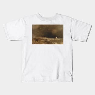 Madras, or Fort St. George, in the Bay of Bengal - A Squall Passing Off by William Daniell Kids T-Shirt